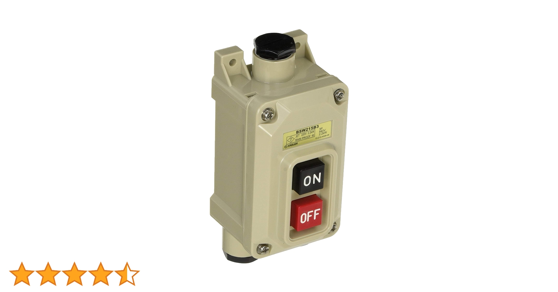 発車ベル スイッチ BSW215B 3 BS230B 3 Amazon | 春日電機 動力用開閉器 38×83×42 BSE2153 ABS樹脂